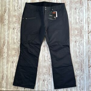 Obermeyer Malta Ski Pants Plus Size 18 Women's Black Snowboard Snow 10k